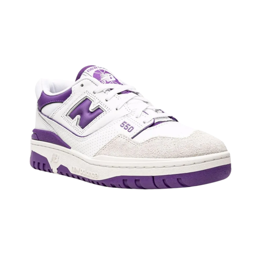 New Balance 550 Purple White