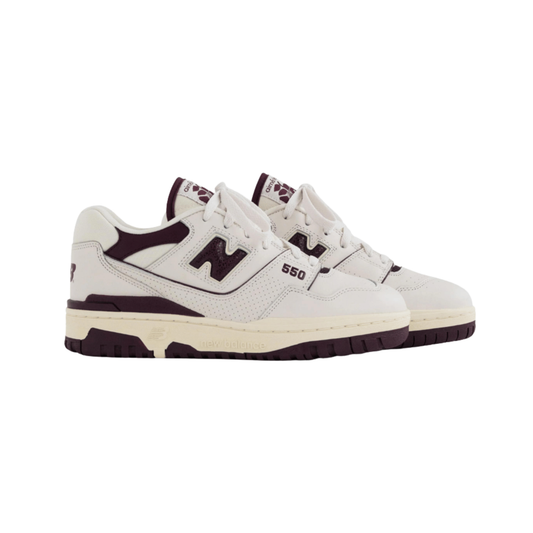 New Balance 550 Sea Salt Burgundy