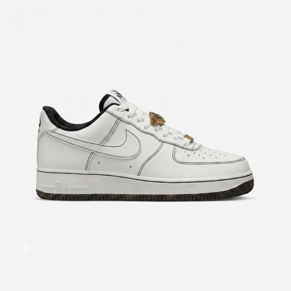 Nike Air Force 1 Low ‘07 LV8 Black Stitch White