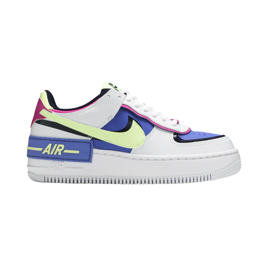 Nike Air Force 1 Shadow Barely Volt Sapphire