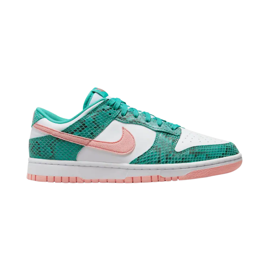 Nike Dunk Low Washed Teal Snakeskin