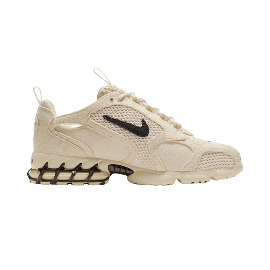 Stüssy x Nike Air Zoom Spiridon Caged Fossil