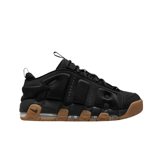 Nike Air More Uptempo Low Black Gum