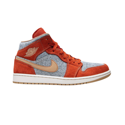 Nike Air Jordan 1 Mid Denim Red