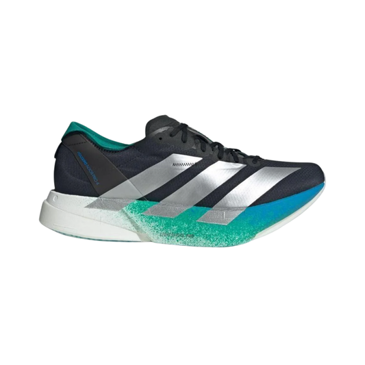 Adidas Adizero Adios Pro 4 Core Black Matte Silver Glory Green