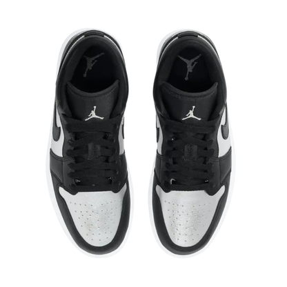 Nike Air Jordan 1 Low Black Metallic Silver