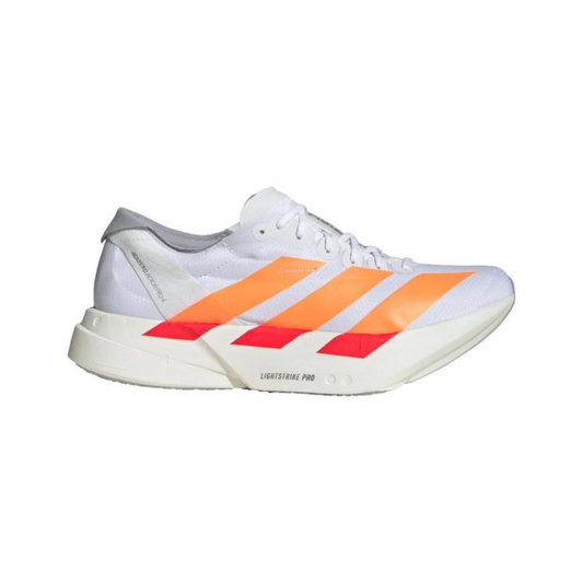 Adidas Adizero Adios Pro 4 Cloud White Lucid Orange Lucid Red