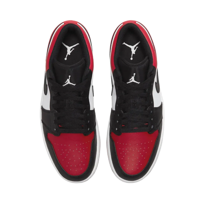 Nike Air Jordan 1 Low Bred Toe Red