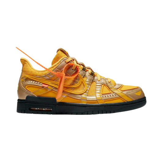 Off-White x Nike Air Rubber Dunk University Gold