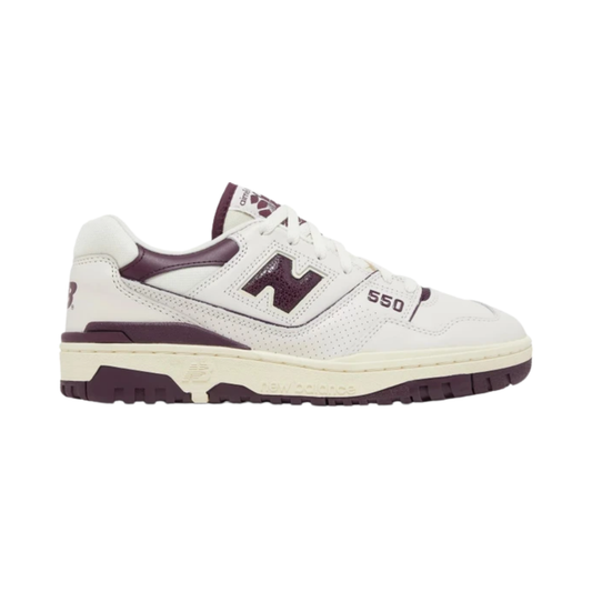 New Balance 550 Sea Salt Burgundy