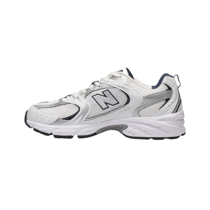 New Balance 530 White Silver Navy
