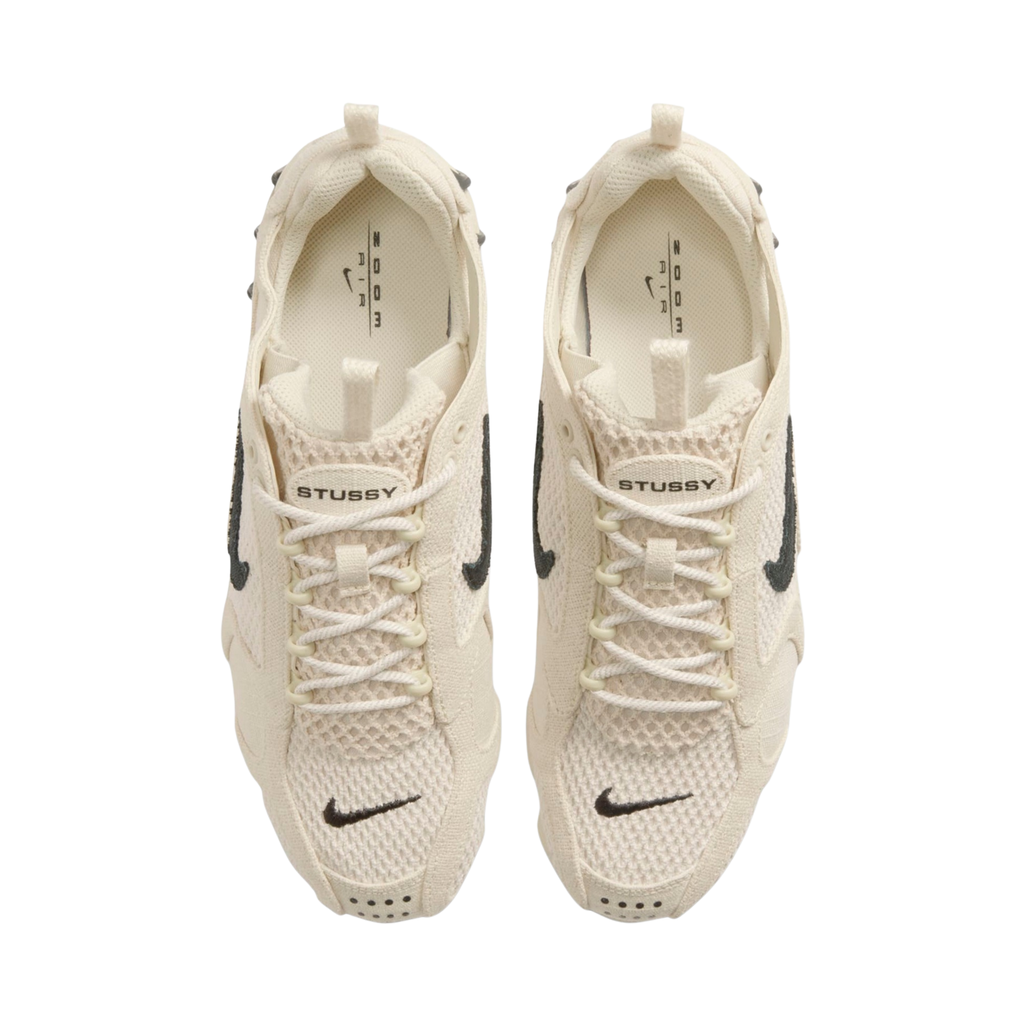 Stüssy x Nike Air Zoom Spiridon Caged Fossil