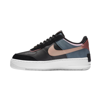 Nike Air Force 1 Shadow Black Light Arctic Pink Claystone Red