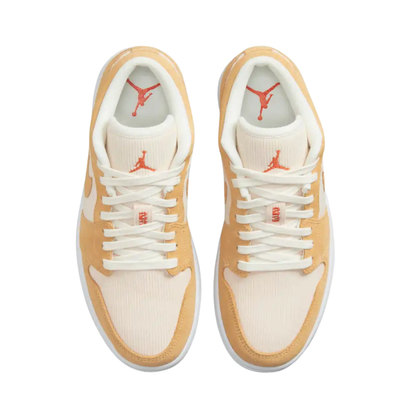 Nike Air Jordan 1 Low SE Twine Orange Quartz Corduroy