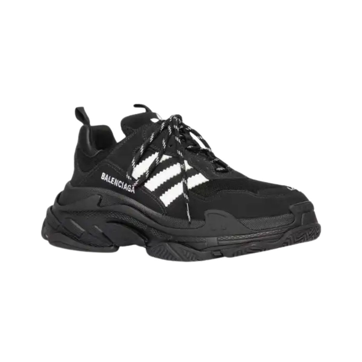 Balenciaga X Adidas Black White