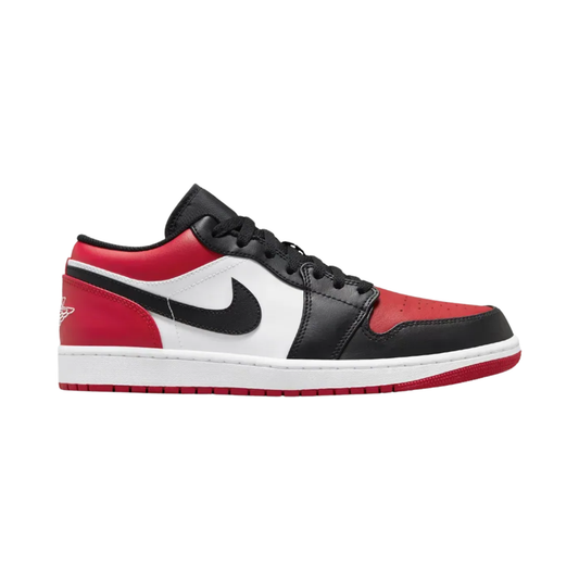 Nike Air Jordan 1 Low Bred Toe Red