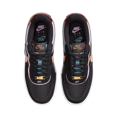 Nike Air Force 1 Shadow Black Light Arctic Pink Claystone Red