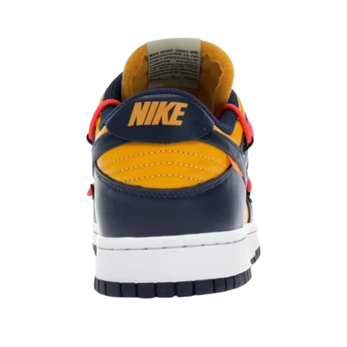 Nike Dunk Low x Off-White University Gold Midnight Navy White