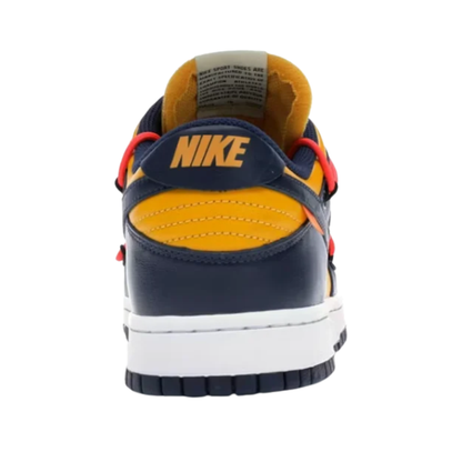 Nike Dunk Low x Off-White University Gold Midnight Navy White