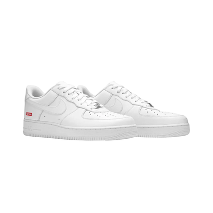 Supreme x Nike Air Force 1 Low Box Logo White