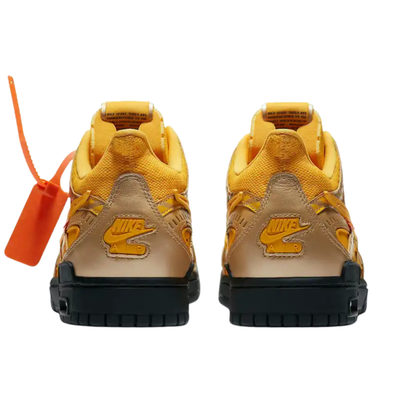 Off-White x Nike Air Rubber Dunk University Gold