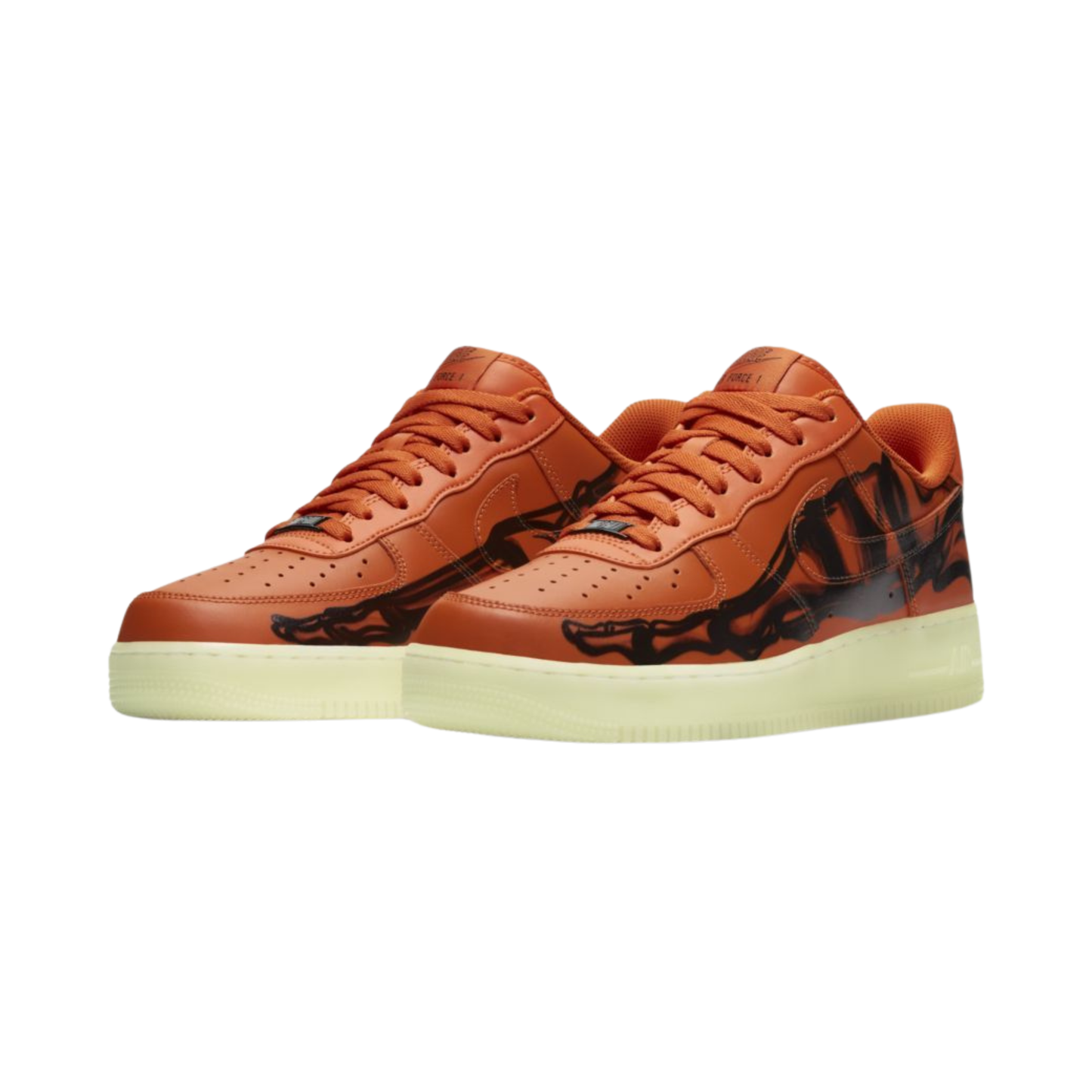 Nike Air Force 1 Skeleton Orange