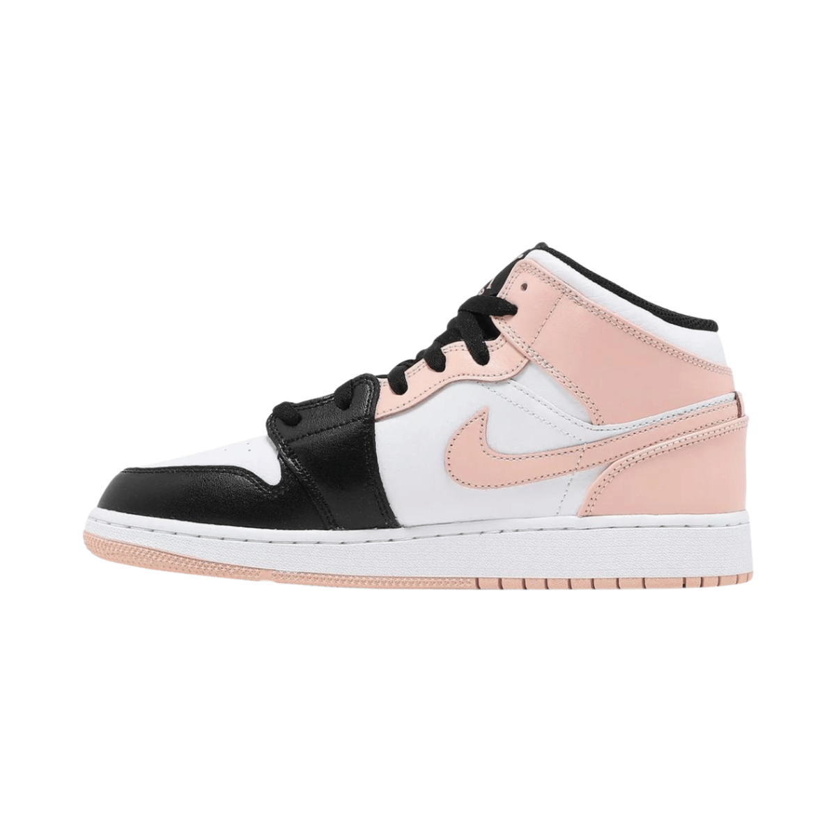Nike Air Jordan 1 Mid Arctic Orange Black Toe