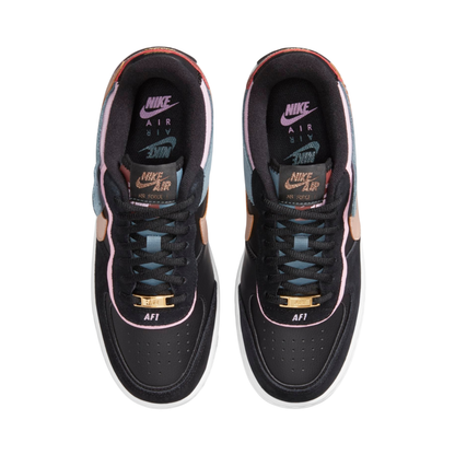 Nike Air Force 1 Shadow Black Light Arctic Pink Claystone Red