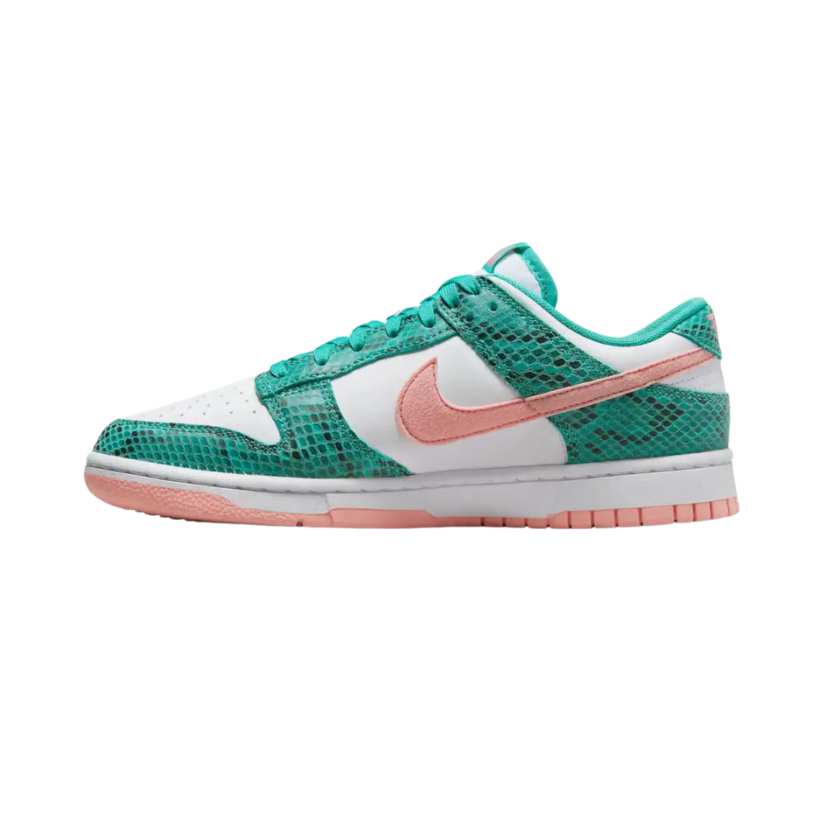 Nike Dunk Low Washed Teal Snakeskin