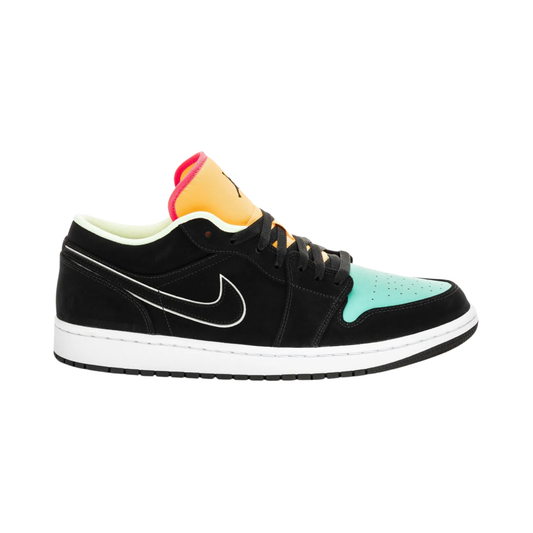 Nike Air Jordan 1 Low Black Aurora Green Laser Orange