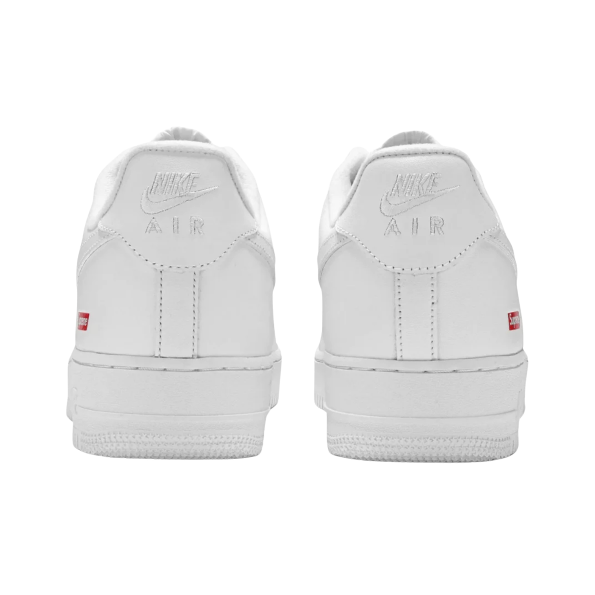 Supreme x Nike Air Force 1 Low Box Logo White