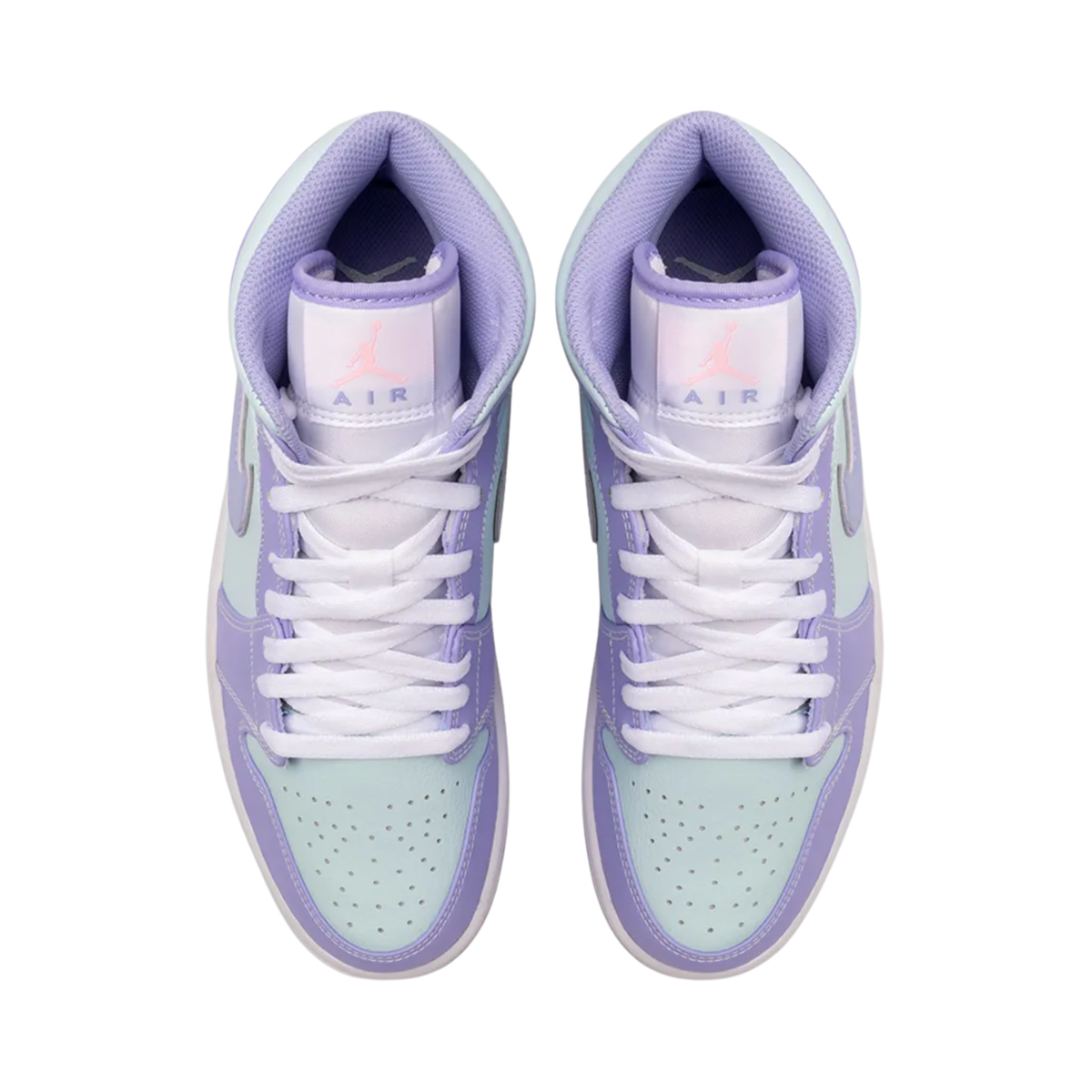 Nike Air Jordan 1 Mid Purple Aqua