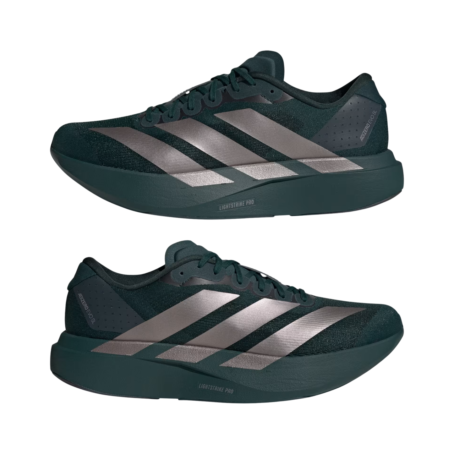 Adidas Adizero EVO SL Aurora Ivy Taupe Oxide Iron Metallic
