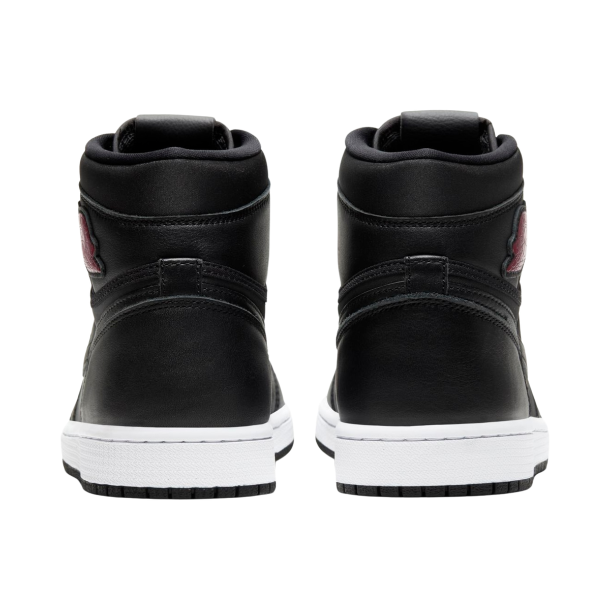 Nike Air Jordan 1 Retro High Black Satin Gym Red