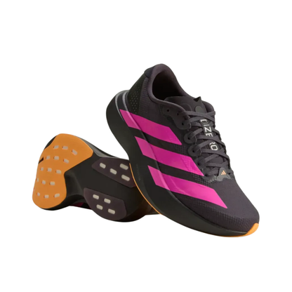 Adidas Adizero EVO SL Aurora Black Shock Pink Lucid Tangerine