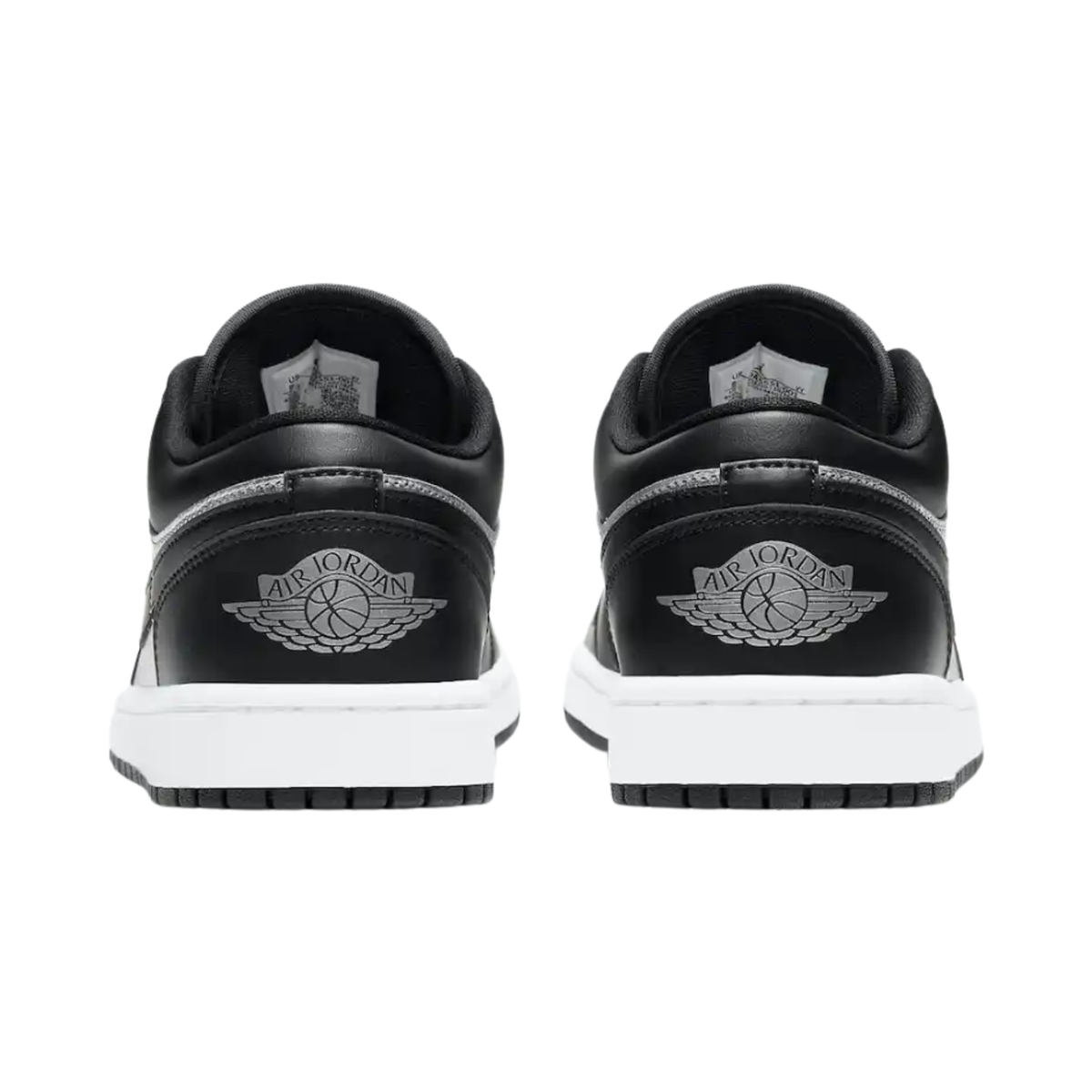 Nike Air Jordan 1 Low Black Metallic Silver