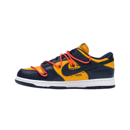 Nike Dunk Low x Off-White University Gold Midnight Navy White