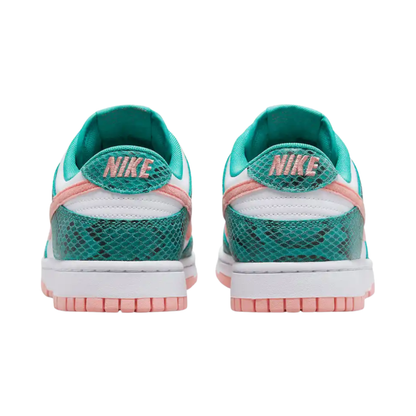 Nike Dunk Low Washed Teal Snakeskin