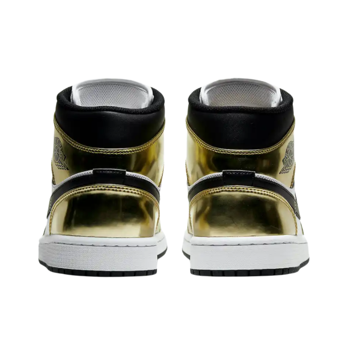 Nike Air Jordan 1 Mid SE GS Black Metallic Gold