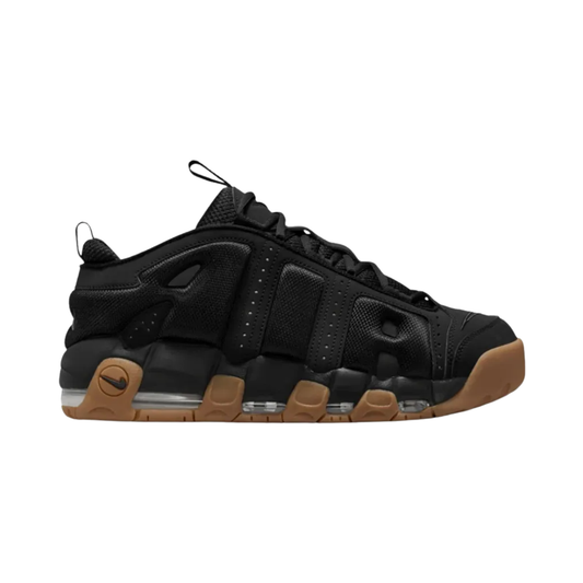 Nike Air More Uptempo Low Black Gum
