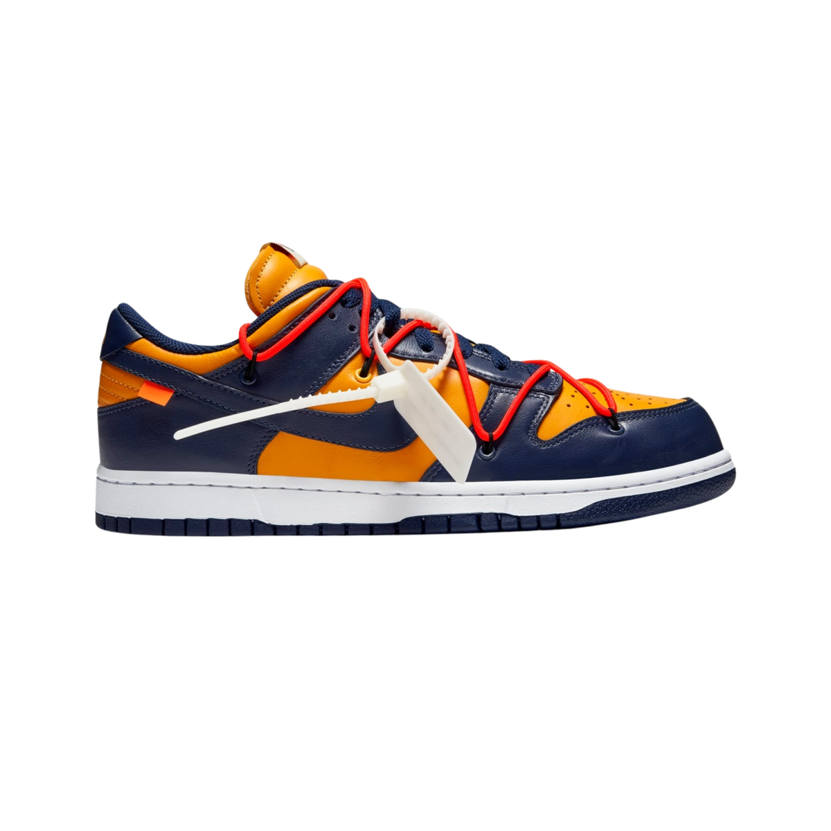 Nike Dunk Low x Off-White University Gold Midnight Navy White