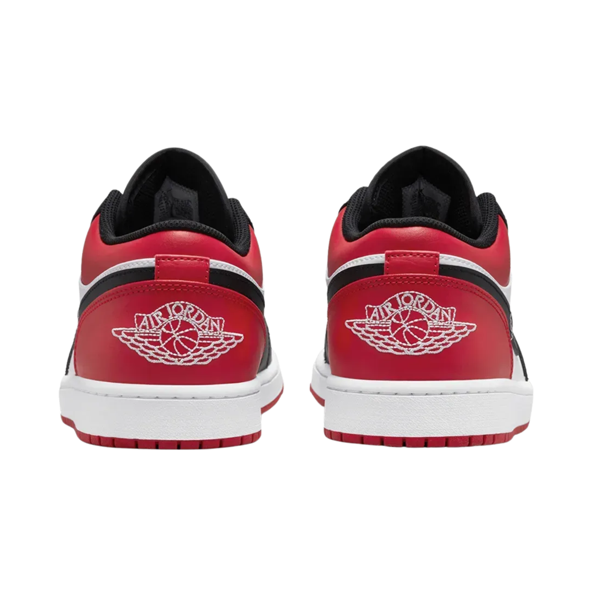Nike Air Jordan 1 Low Bred Toe Red