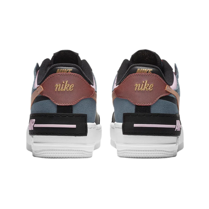 Nike Air Force 1 Shadow Black Light Arctic Pink Claystone Red