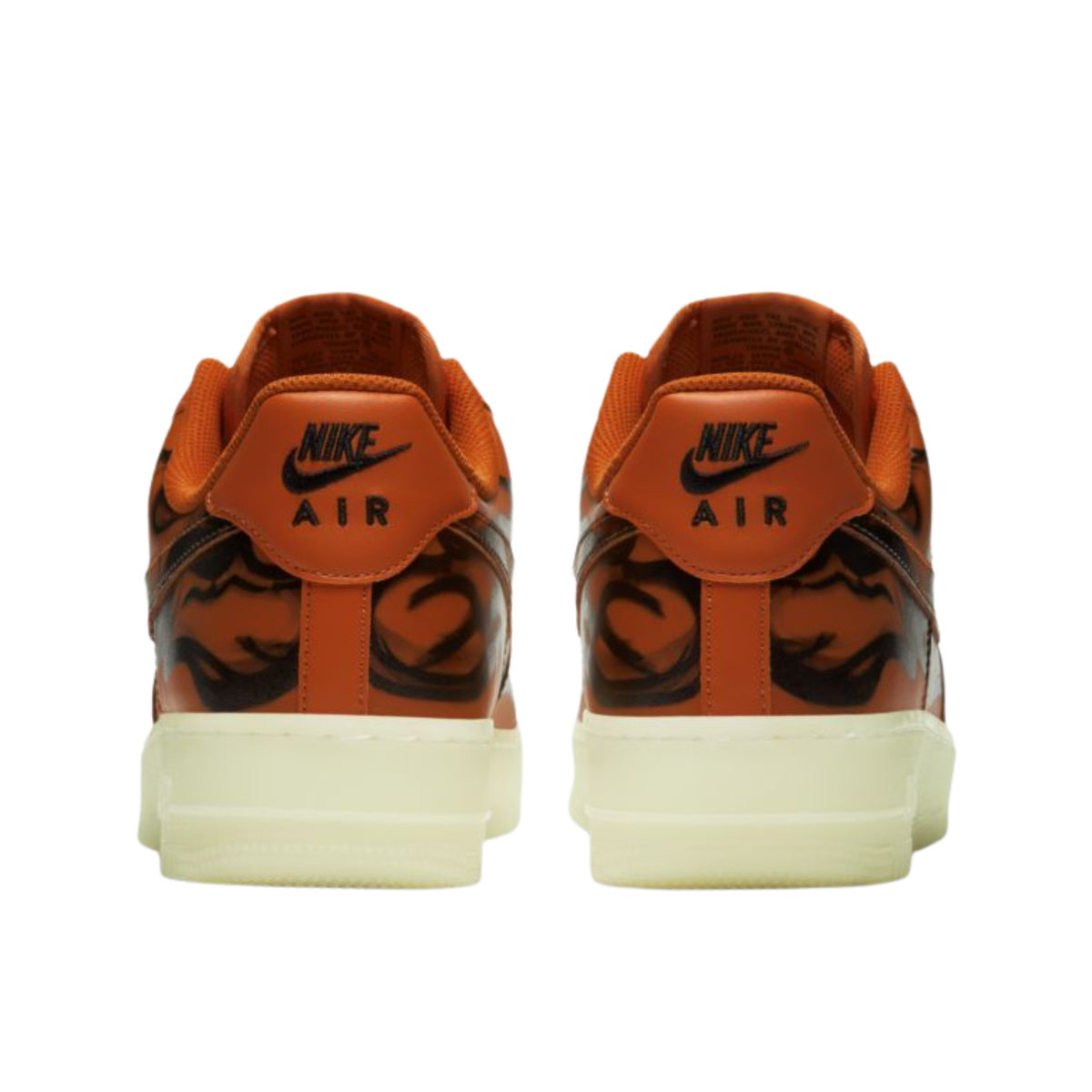Nike Air Force 1 Skeleton Orange