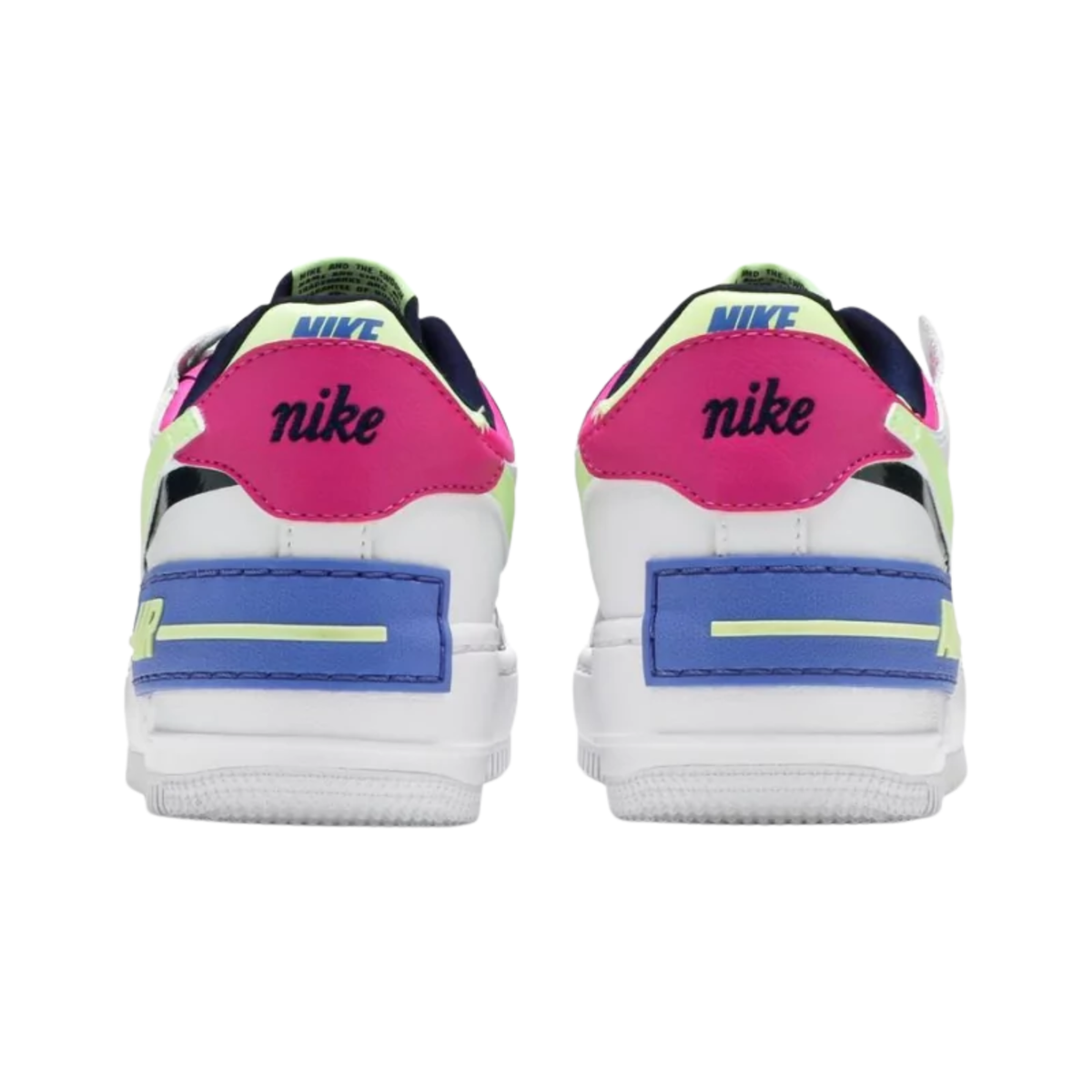 Nike Air Force 1 Shadow Barely Volt Sapphire