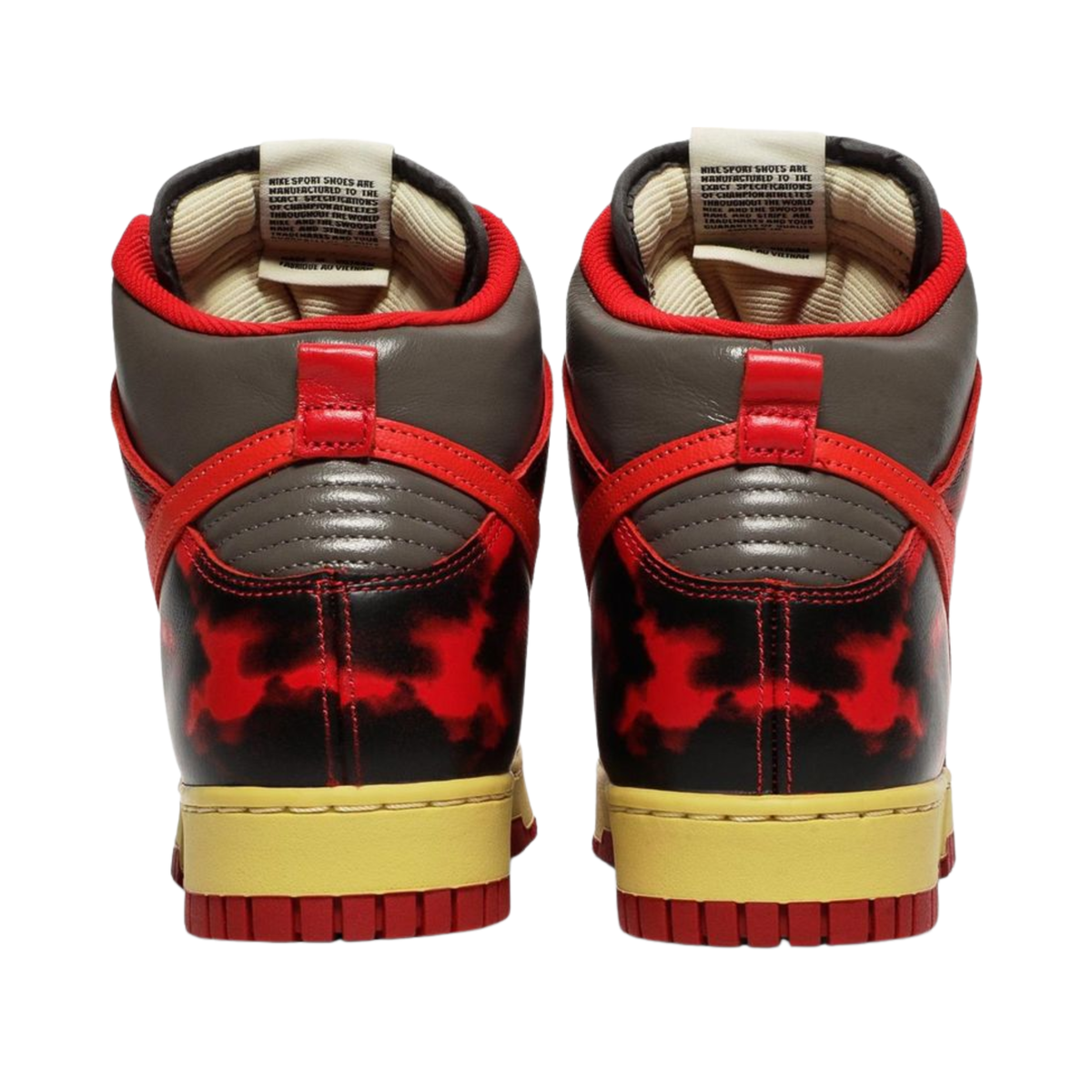 Nike Dunk High 1985 Red Acid Wash