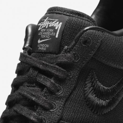 Nike Air Force 1 Low x Stüssy Triple Black