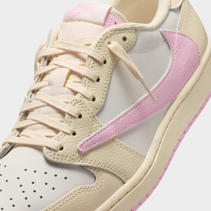 Air Jordan 1 Low x Travis Scott Muslin and Shy Pink