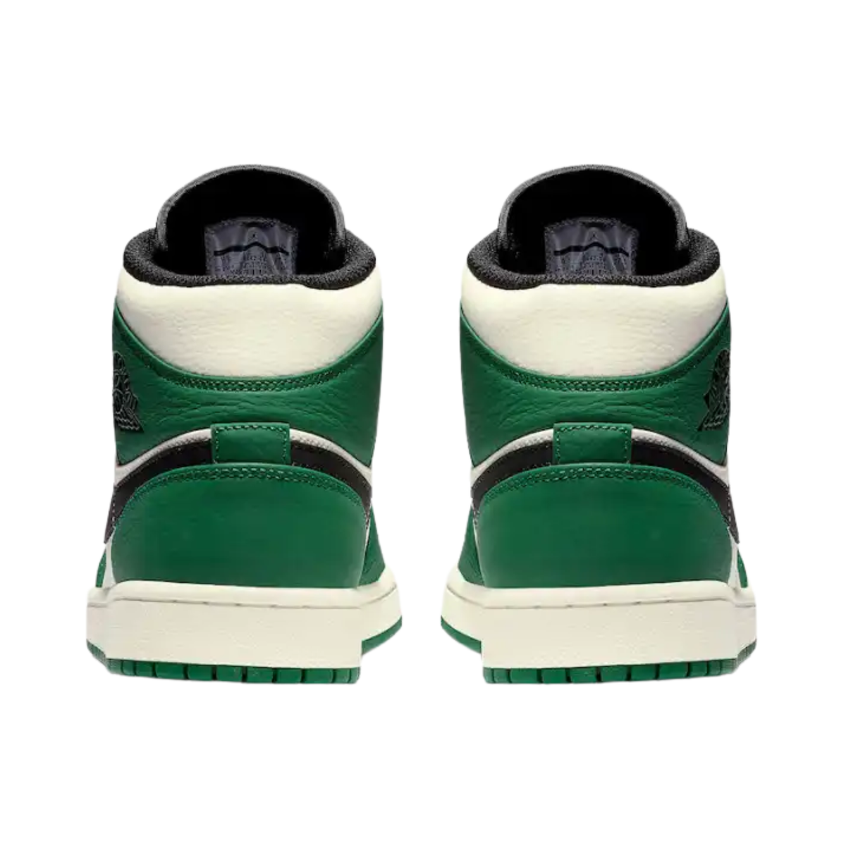 Nike Air Jordan 1 Mid SE GS Grey Pine Green