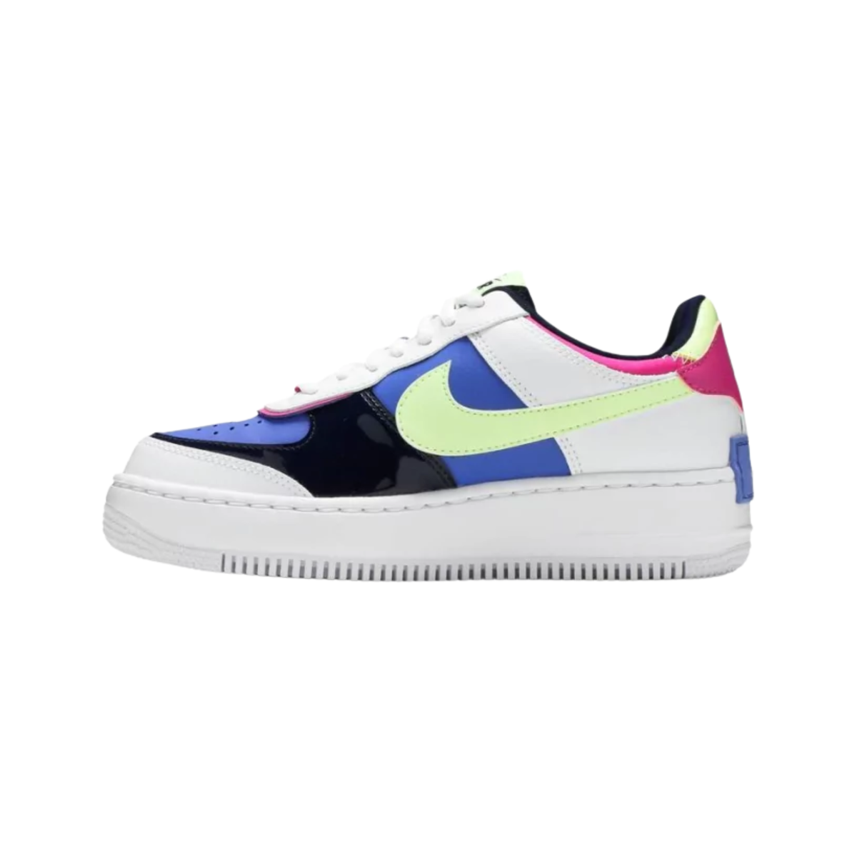 Nike Air Force 1 Shadow Barely Volt Sapphire